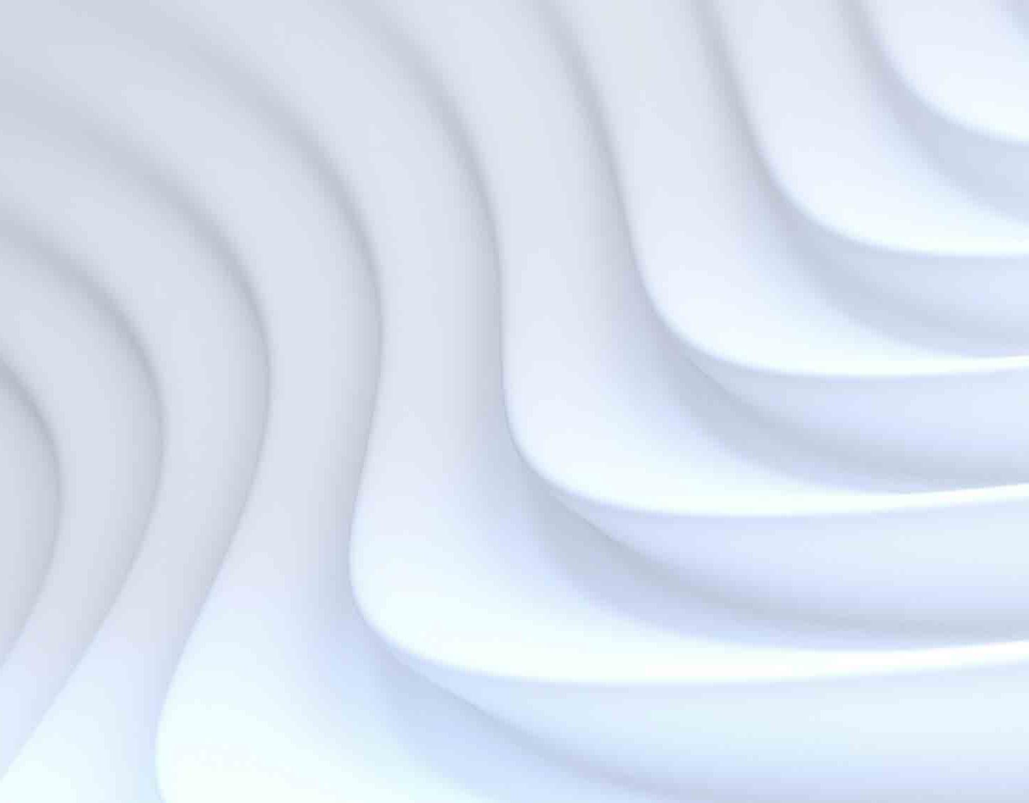白色三维波浪形状的抽象图像