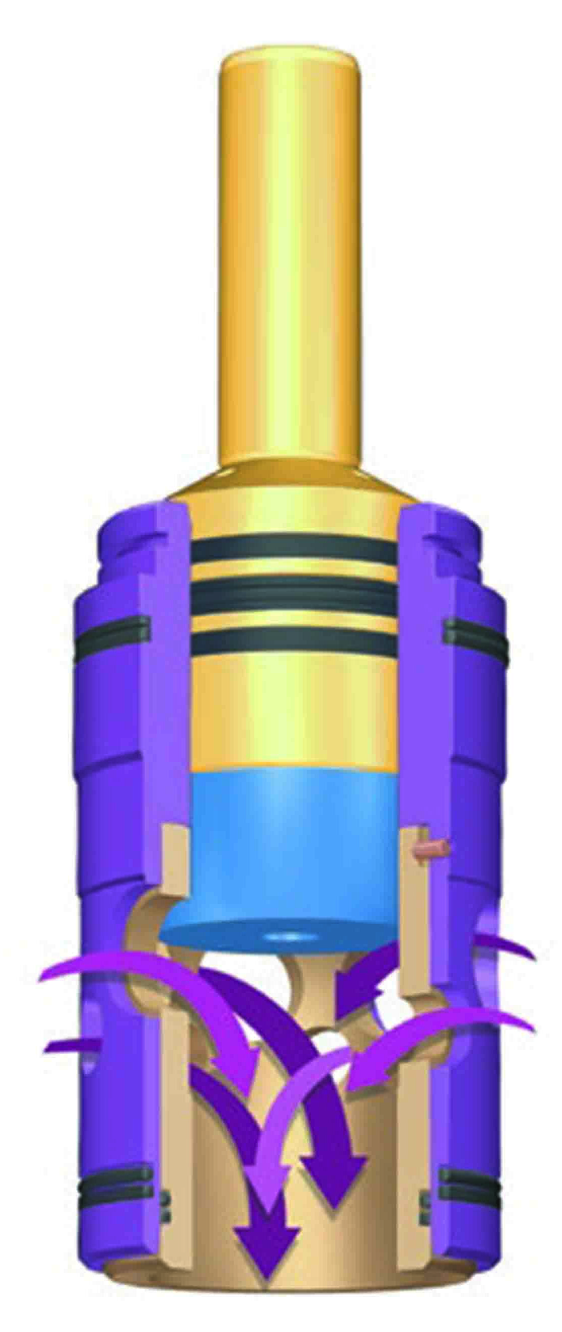 Subsea choke actuator engineering drawing.