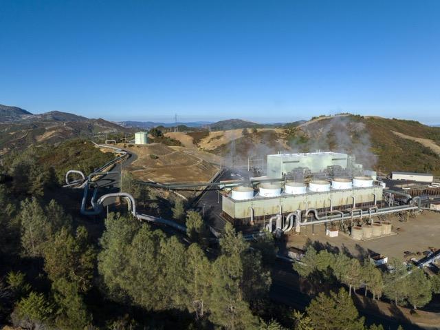 Piping from the Northern California Power Agency’s (NCPA) geothermal power plant at The Geysers in the Mayacamas Mountains of Sonoma and Lake Counties in Northern California.