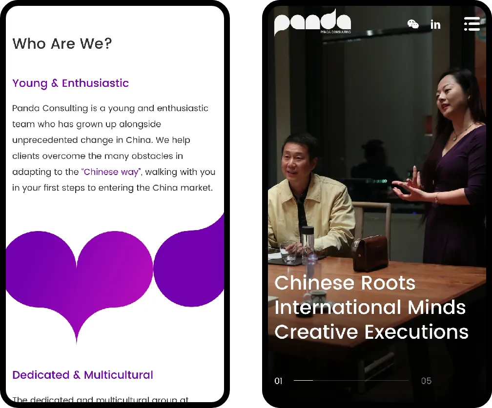 全国快3信誉最好的老平台为熊猫公关咨询提供网站设计服务 05 - 全国快3信誉最好的老平台